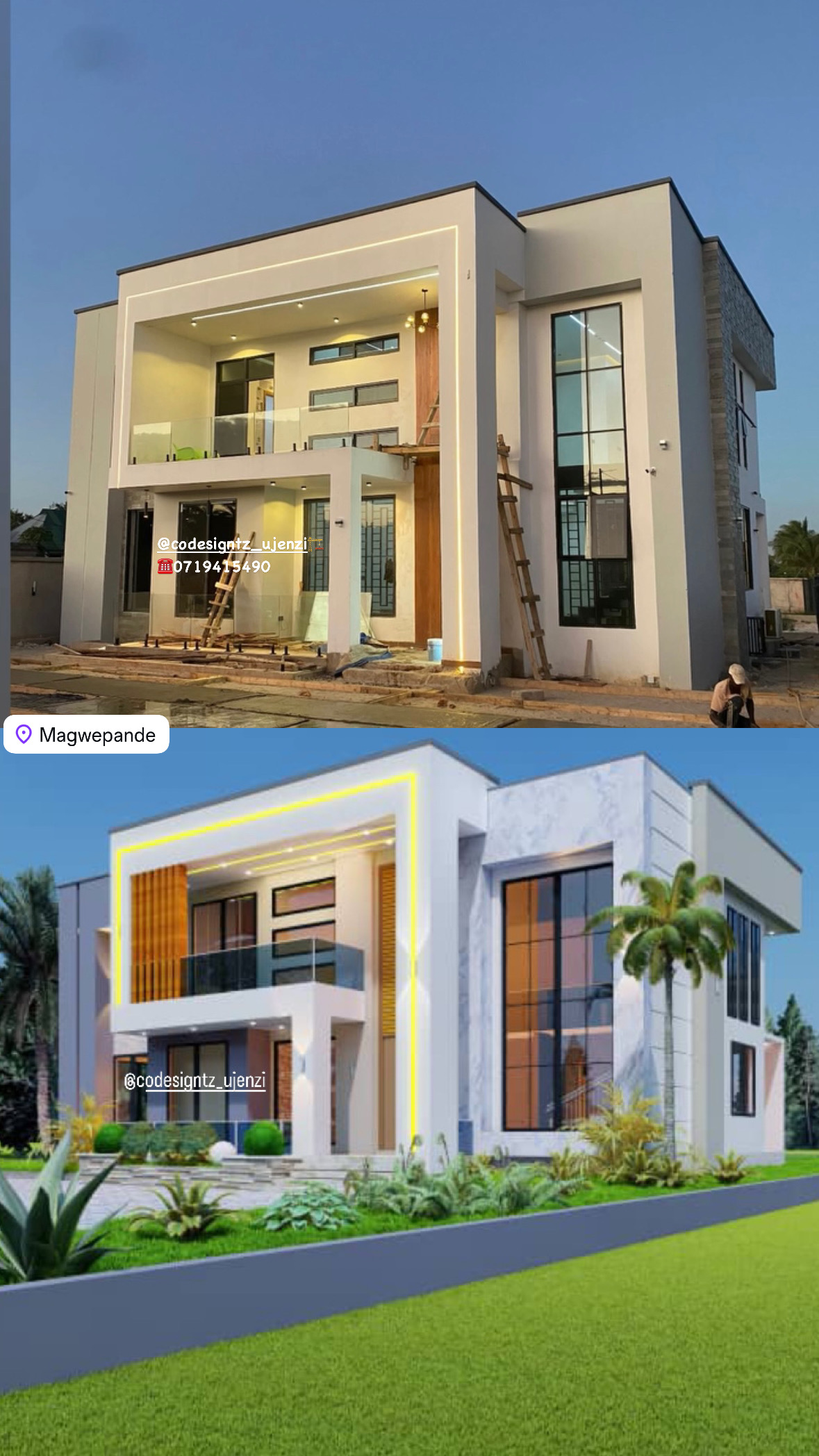 5 bedrooms residential one floor